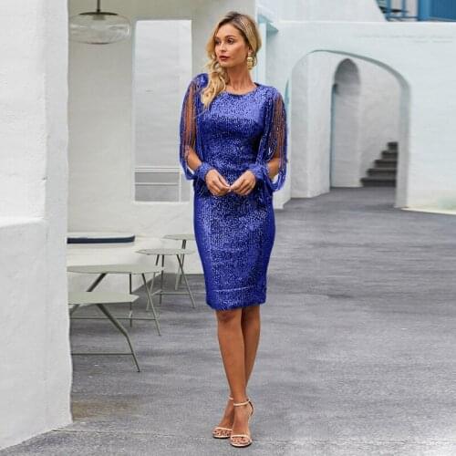 Prom Evening Dress 2020 Long Sleeve Sequin Dress Maxi Dresses for Women Dress Evening Dress PRO30080