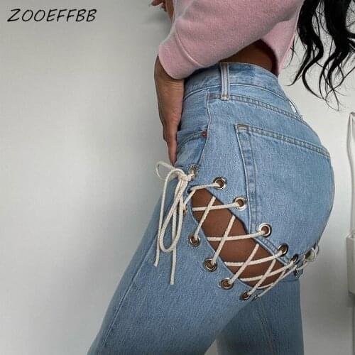 ZOOEFFBB Women's Straight Jeans