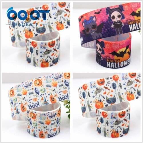 1-1/2 inch 38mm Halloween series Printed grosgrain ribbon , 10 yards DIY handmadeHair accessories Material wedding gift wrap