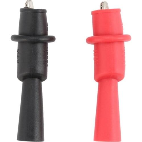 2 PCS Test Power Clip Electrical Clamp Car Detection Clip 2mm Direct Insert Multimeter Pen Accessories