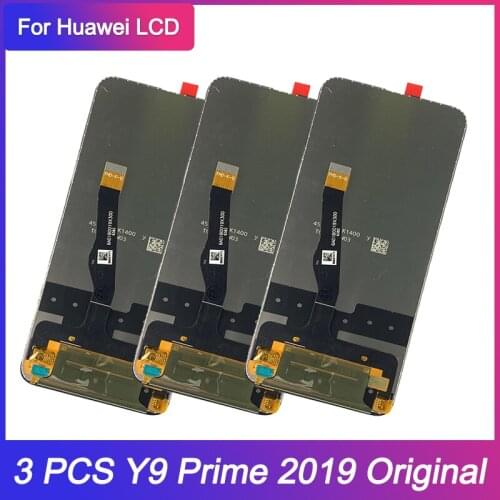 3 Piece/lot For Huawei Y9 Prime 2019 LCD screen display P Smart Z LCD screen display with touch assembly