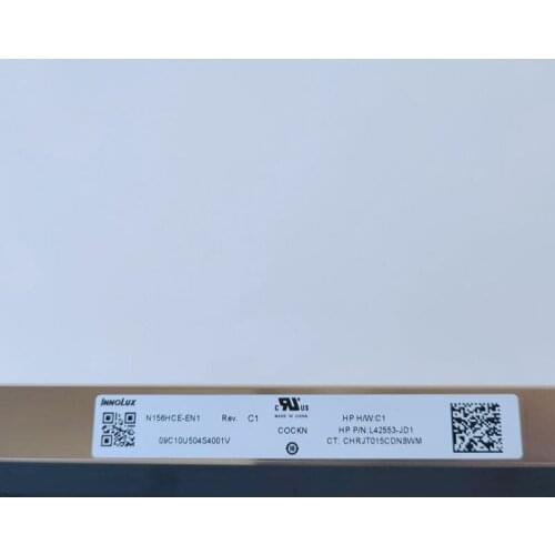 15.6 inch N156HCE-EN1 For Thinkpad Lenovo P530 P2 P52S IPS 72% NTSC LCD Screen Matrix 30 Pins FHD Matte