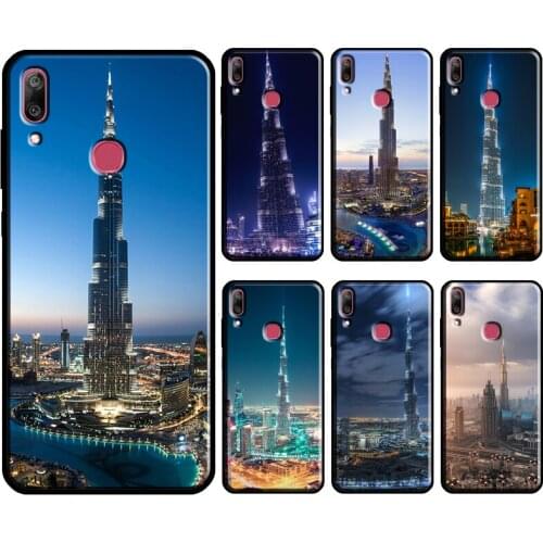 Burj Khalifa Tower building Dubai For Huawei Y3 Y5 Y6 Y7 2017 2018 Y9 Prime 2019 Y7A Y6P Y5P 2020 Nova 5T 2i 3i Phone Case