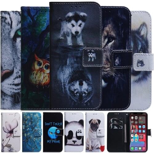 Flip PU Leather Wallet Cover For Moto G60 G50 G40 Fusion G9 Play E7 Plus G8 Power Lite One Macro E6 Play G7 Plus Case Full Coque