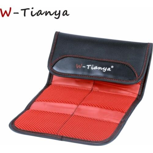 WTIANYA Camera Filter Case Wallet Pouch 6 Pockets Bag For Canon NIKON SONY Lens Filters 37mm to 82mm