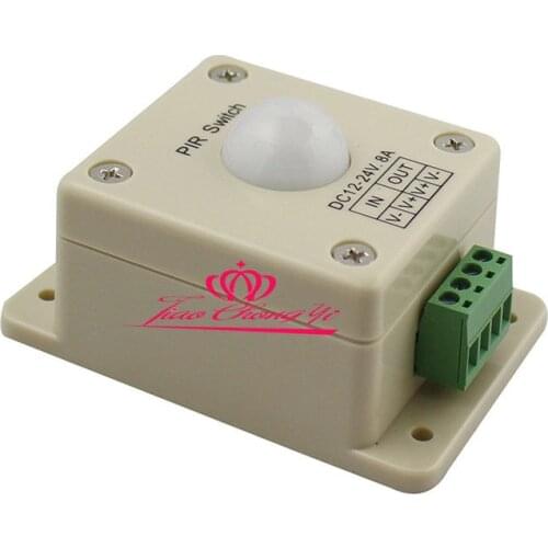 DC12V-24V 8A Automatic Infrared PIR Motion Sensor Switch For LED Strip Light