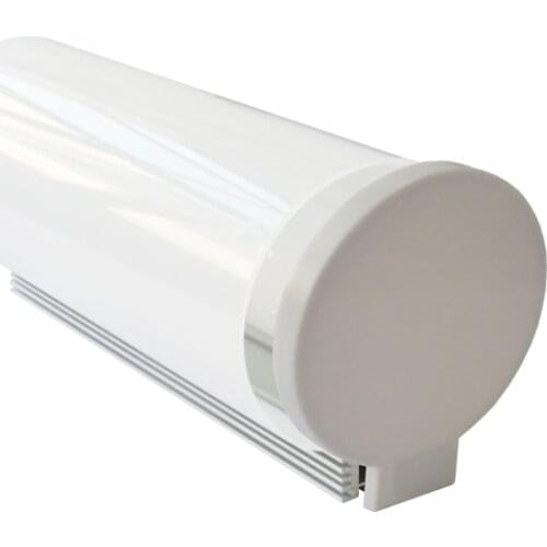 Diameter 100mm round aluminum led profile led linear strip light holder with opal matte diffuser 10m/lot DHL free shipping