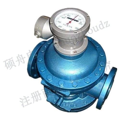 Double rotor flowmeter spiral rotor flowmeter