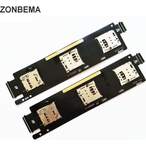 ZONBEMA New SIM Card Reader Holder Connector Slot Flex Cable For ASUS Zenfone 6 A600CG