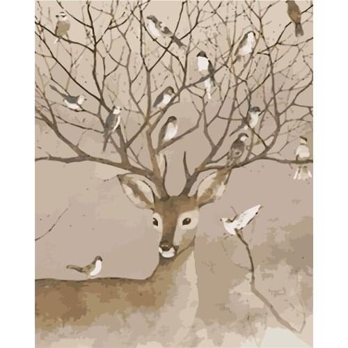 Breeze Love Paint By Numbers For Adults Children Seaside Town Diy Handpainted Oil Painting Landscape Picture Home Wall Decor