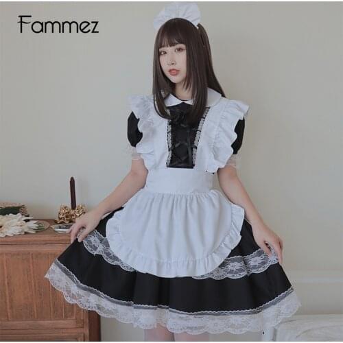 Lolita Outfit Cosplay Uniform Servant Costume Service Girls Maid Lingerie from S Up to 5XL Large Size
