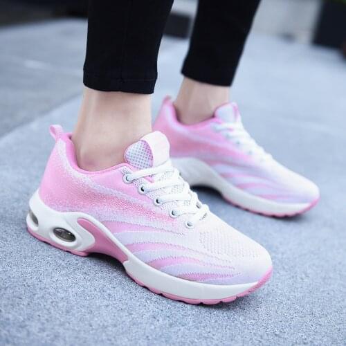 2021 Women Fashion Vulcanized Outdoor Sneakers Platform Flats Ladies Shoes Casual Breathable Wedges Ladies Walking Sneakers
