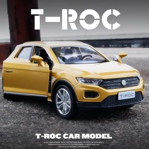 1/36 Volkswagen T-ROC SUV Alloy Car Model Diecasts Metal Toy Car Model Simulation Door Can be Opened Collection Childrens Gift