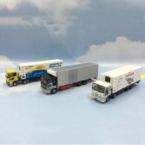 New 1:150 Scale Simulation TOMYTEC Plastic Truck Container Display Model Gifts Plastic Model Collection Ornaments Toys Show