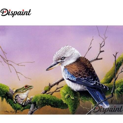 Dispaint Full Square/Round Drill 5D DIY Diamond Painting "Animal bird frog"3D Embroidery Cross Stitch Home Decor Gift A12314