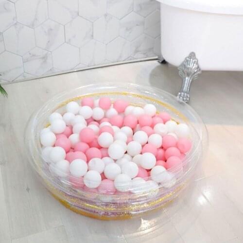 Inflatable Swimming Pool Leakproof Children Playing Pool Cute Sequin Ring Pool Bathing Tub Outdoor Summer Swimming Reservoir