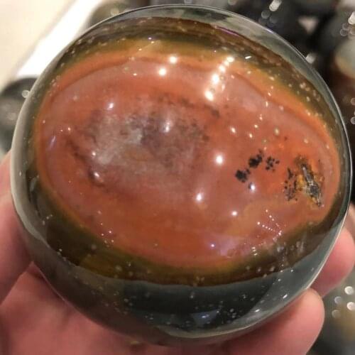 Natural Marine jasper is the perfect choice for handcrafted crystal balls that heal natural quartz