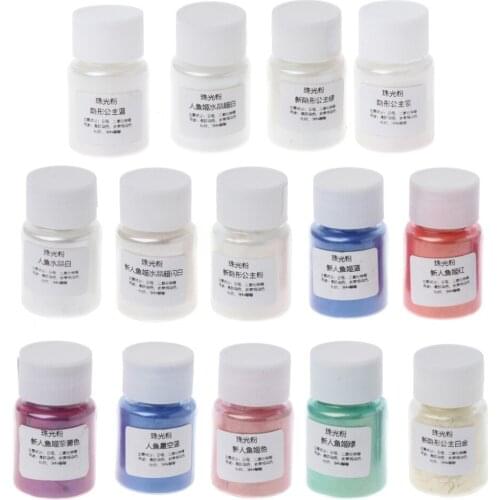 Resin Dye Powder Mica Pearl Pigments Colorants Crystal Mud Resin Jewelry Making