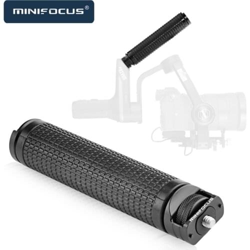 MINIFOCUS Quick Release Handle Grip for ZHIYUN WEEBILL S Gimbal Stabilizer Anti-Slip Handgrip 1/4 3/8 Mounting Hole Cold Shoe