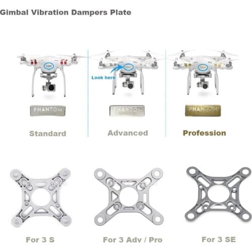 Gimbal Vibration Dampers Plate Camera Protection Gear Shock-absorbing Board for DJI Phantom 3 Standard Advanced Professional 3SE