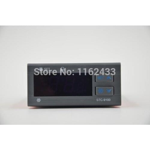STC-9100 temperature controller with refrigeration defrost alarm function and two sensors AC 220V 110V AC/DC 24V 12V