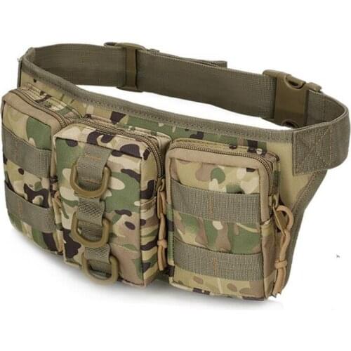 Molle Tactical Waist Bag EDC Hunting Phone Tool Accessories Belt Bag Pouch Black Green Sand Fanny Bag Pack Tools Organzier