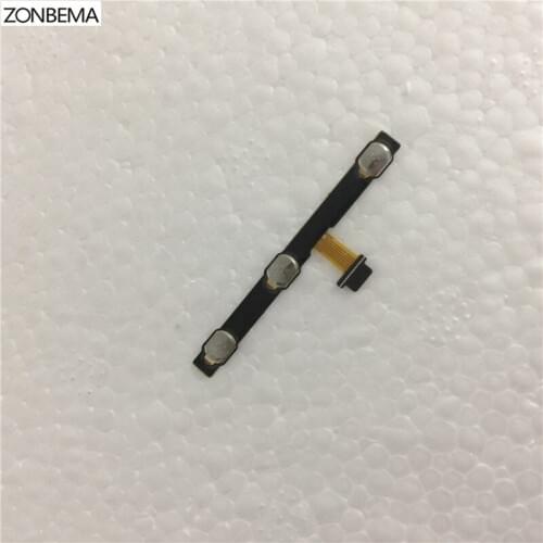 ZONBEMA 10pcs/lot For Asus Zenfone GO 4.5 ZC451TG ZB452KG Power On Off Switch Volume Flex Cable Ribbon Repair