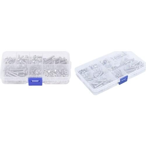 150Pcs M5 Stainless Steel Button Head Hex Screws & 170Pcs M4 Stainless Steel Hex Drive Button Head Screws(M4)