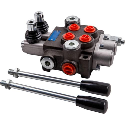 2 Spool Hydraulic Directional Control Valve 11GPM Adjustable for Tractors Loader
