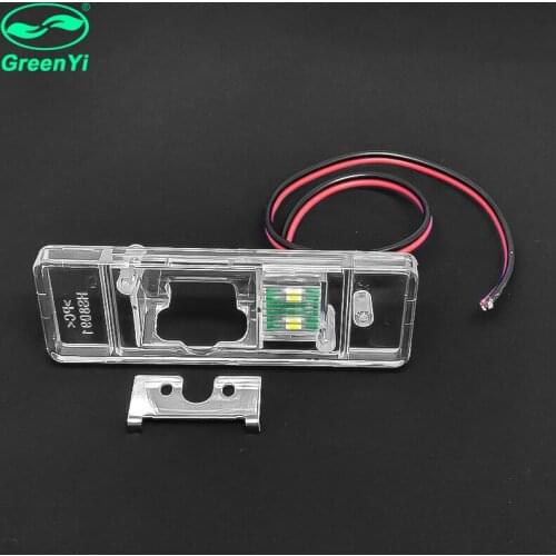 GreenYi Vehicle Rear View Camera Installation Bracket License Plate Lights for Peugeot 308 Citroen C5 DS 2010 2011 2012 2013 Car