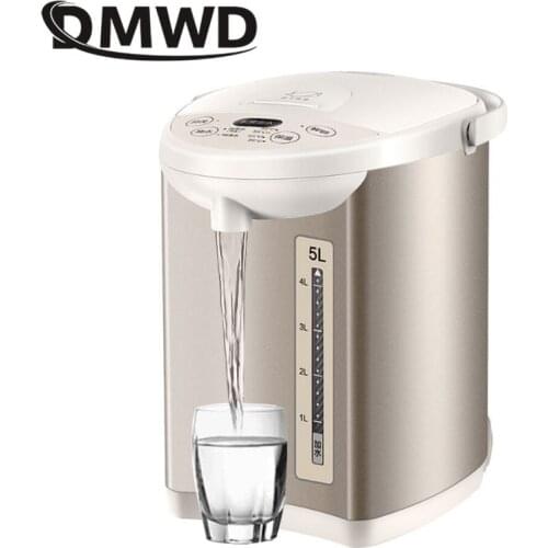 DMWD 5L Constant Temperature Kettle Household Electric Thermos kettle Intelligent Automatic Water Boiler Coffee Pot