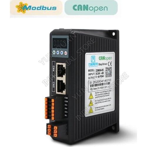 Digital Display Hybrid CANopen Modbus RTU RS485 RJ45 DC Stepper Driver for 57 2Phase NEMA23 57mm Stepper Motor