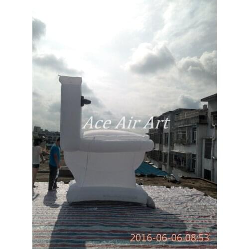 Custom giant advertising Inflatable commode/Inflatable close stool for sale