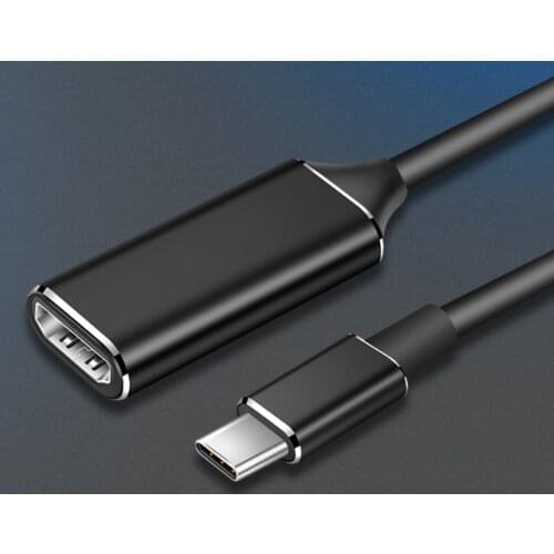 USB C Cable 25CM 4k 30hz Usb 3.1 Type C To HDMI Compatible Cable Adapter HD Male To Female Conversion for Netflix MacBook Xiaomi