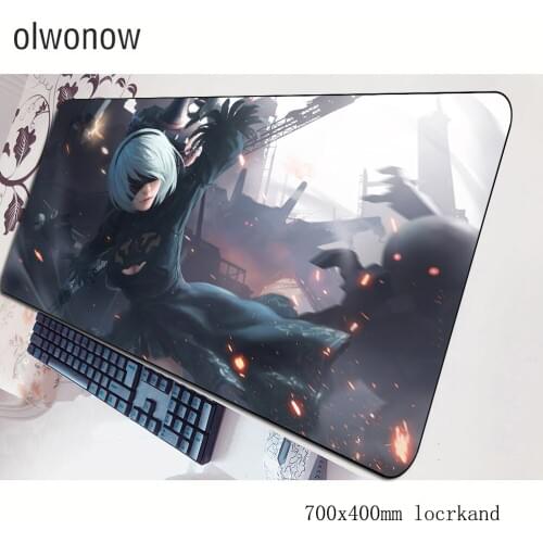 Nier mousepad 700x400x3mm gaming mouse pad big gamer mat xl game computer desk padmouse keyboard cute large play mats