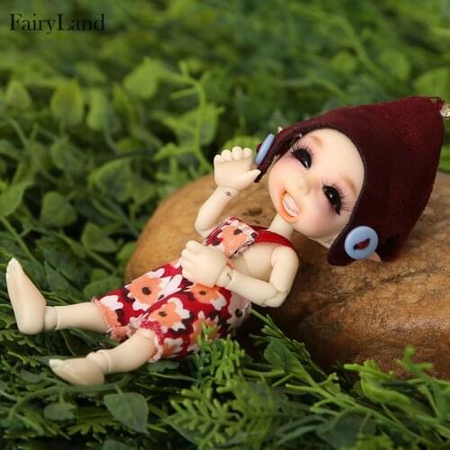 Realpuki Ara BJD Dolls 1/13 Long Ears Smile Fun Unique Quirky High Quality Toy For Girls Best Gifts FL Fairyland