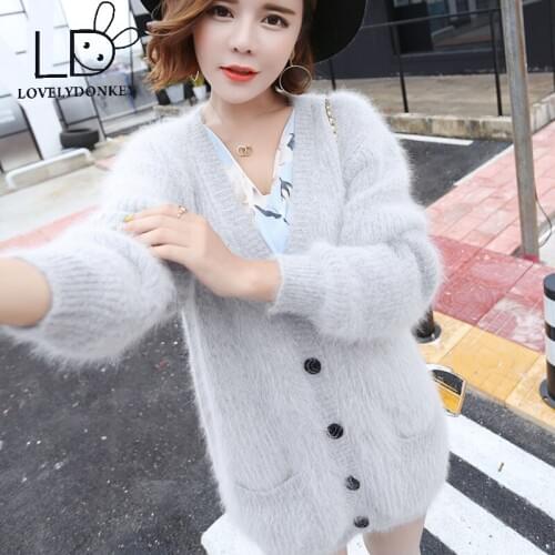 LD LOVELYDONKEY Women's Cashmere Cardigans