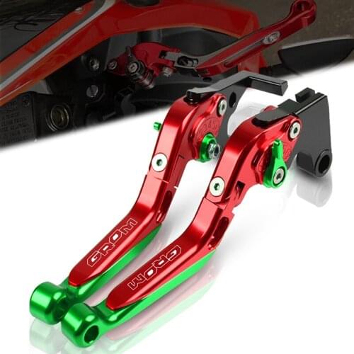 Motorcycle Adjustable Clutch Brake Levers FOR HONDA GROM MSX125 MSX 125 2014 2015 2016 2017 CNC Aluminum Handbrake Accessories