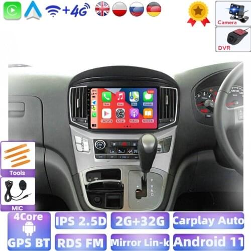 Android For Hyundai H1 Grand Starex 2017 - 2018 Cargo Car Radio Multimedia Video Player Navigation GPS 2 Din Support Camera
