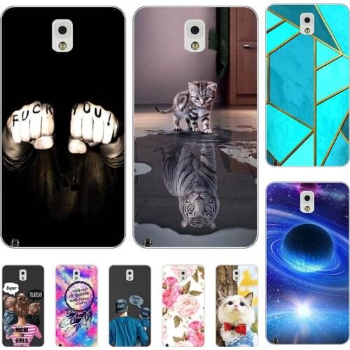 New Silicone Phone Case For Samsung Galaxy Note 3 Note3 N9000 N9005 Note 3 Neo Lite N750 N7502 N7505 Case Cartoon Soft Cover