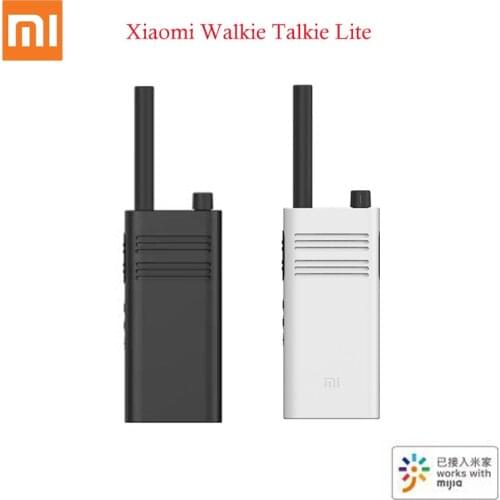 Origial Xiaomi Mijia Walkie Talkie Lite Civil 5 Km Intercom Outdoor Handheld Mini Radio Talkie Walkie With Mijia app 2colors