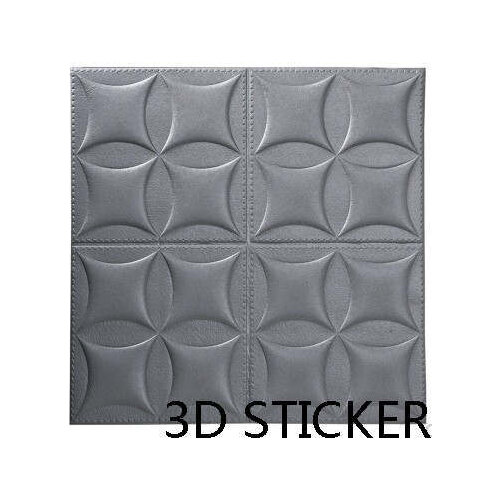 TB 3D three-dimensional modern grain color waterproof moisture-proof wall sticker 3D solid wall tile, waterproof foam st