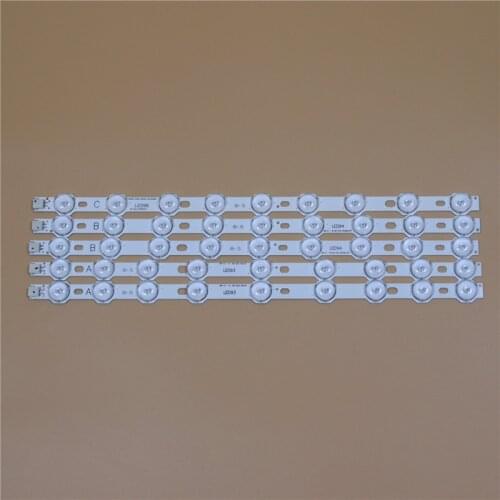 TV LED Bars For Polaroid P40LED13 40" LED Backlight Strips Kit 9LED Lamps Lens 5 Bands 9FLHY168D 39PF3025D 39FHD-CNOV 39FPD274D