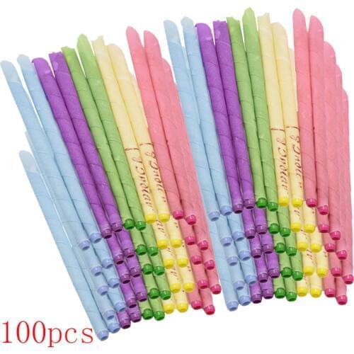50- 100 pieces of aromatherapy ear candle (quiet bergamot - light yellow/horn with plug) ear maintenance