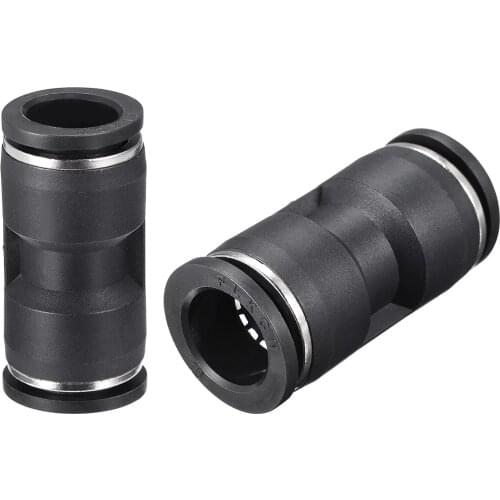 Uxcell Push to Connect Fittings Tube Connect 16mm or 5/8" Straight od Push Fit Fittings Tube Fittings Push Lock 4pcs