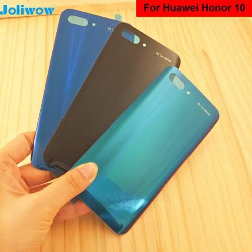 For Huawei Honor 10 Back Glass Battery Cover Rear Door For Honor 10 Battery Cover Housing Panel Honor10 Back Case Replacement