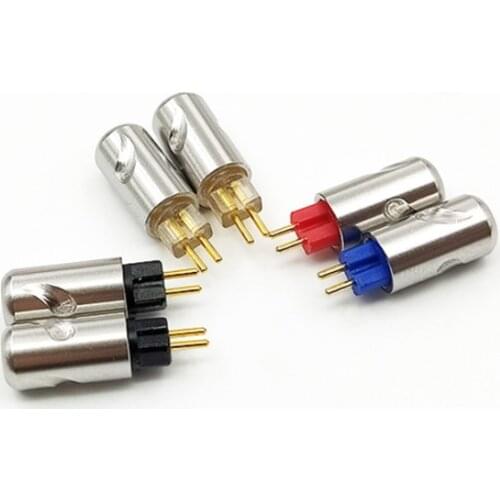 0.78mm 2pin 0.78mm Convex with groove pure copper gold-plated UM3X W4R UE18 headphone pin 1pair(L+R)