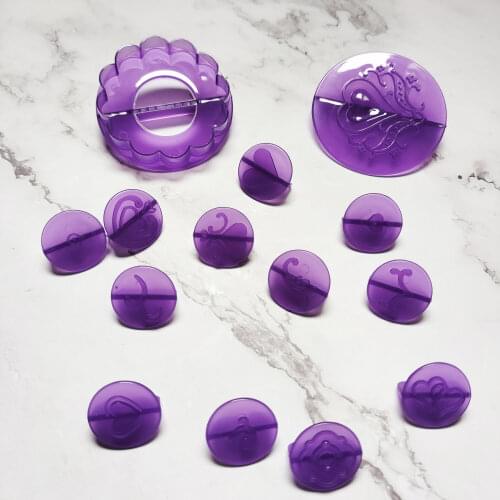 14PCS Decorating Auxiliary Embossing Mold Plastic Fudge Dry Pace Baking Accessories Cake Decoration Tool A103