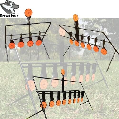 5/7/9 Shooting Metal Target Automatic Reset Spinning Air Rifle Target Shooting
