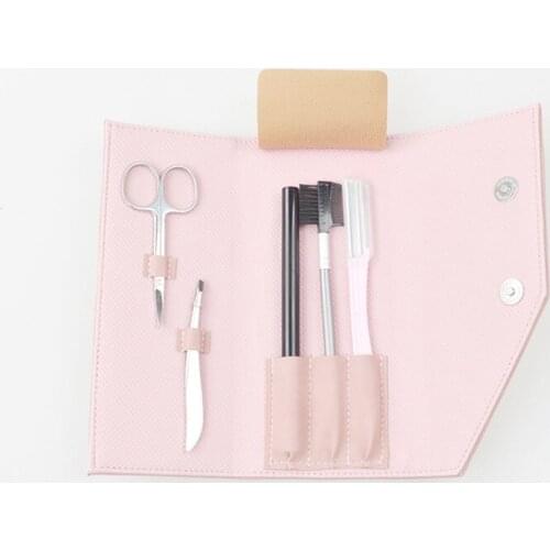 5 in1 Eyebrow Trimmer Safe Blade Eyebrow Shaper Razor Face Hair Remover Scraper Shaver Cutter Makeup Beauty Tools Set